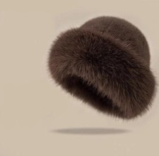 Women outdoors sports winter Faux Fur Hat extreme weather warm Ski Hat