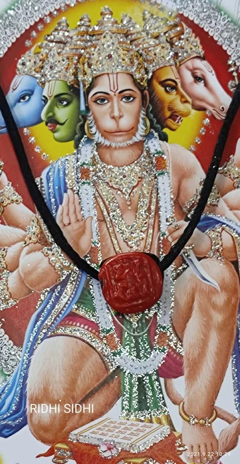DIEU HANUMAN SUPERME HOME RAKSHA KAVACH bonne santé richesse dette mauvaise suppression
