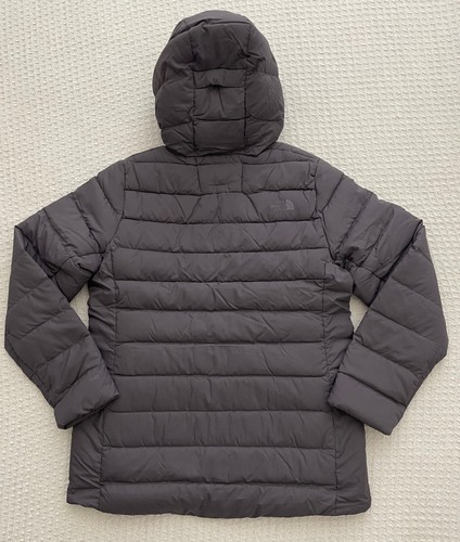 NORTH FACE $280 Women’s Shakem 550 Down Puffer Hooded Ski Jacket -Rabbit Grey -L - Picture 3 of 17