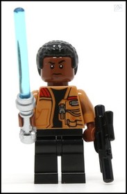 NEW 2016 LEGO STAR WARS FINN W/ BLASTER & LIGHTSABER MINIFIGURE 75139