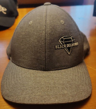 Gray Black Diamond Hat Snapback