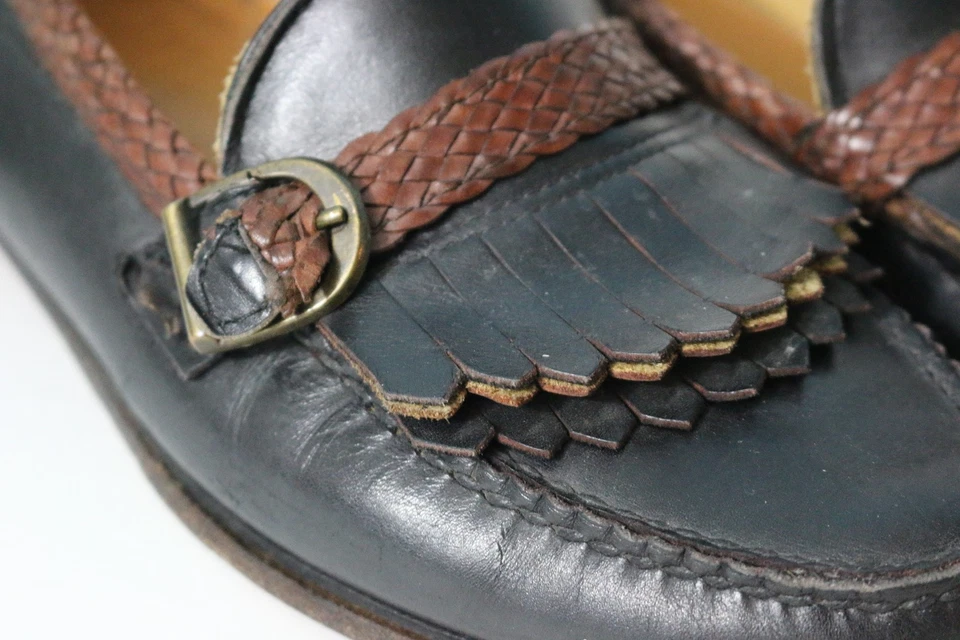 Zapatos de vestir Maine Classics para hombre 9,5 - Hechos a mano en EE. UU. raros elegantes informales Foto 2 de 4