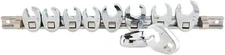 Sunex 9710M 10 Piece 3/8" Drive Metric Crowsfoot Wrench Set