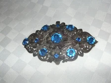 OLD VICTORIAN FILIGREE, HIGHLY DETAILED BROOCH