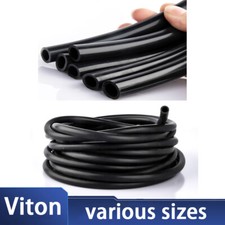 Tubo de goma flúor negro manguera de combustible vacío gasolina diésel tubo sellado manguera Φ2-32 mm