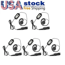 5x Earloop Earpiece Headset Mic for  ​XPR3500 XPR3300 MTP3500 MTP3250 Radio