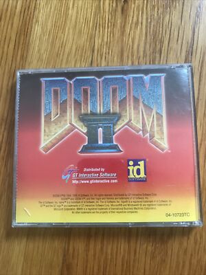 Doom II 2 PC 1994 Windows 95 Vintage Video Game Untested Pls Read