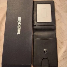 Toughergun Slim RFID Wallet for Men with Money Clip / ID Window