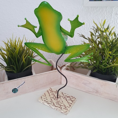Dekofigur Metall Frosch 31 cm Metallfigur - Bild 2 von 2