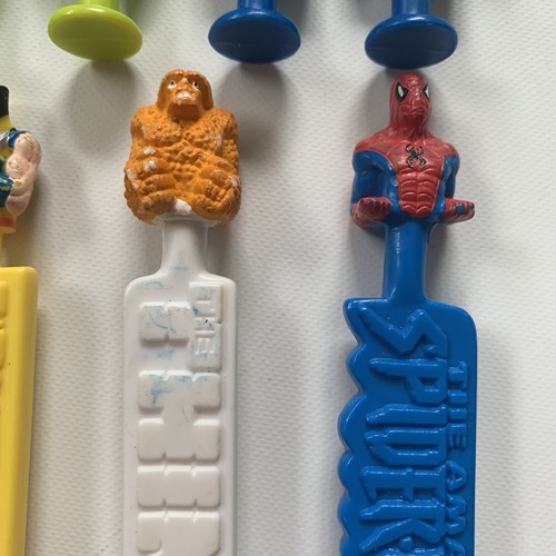 Marvel Legends Collectible Lollipop Stick Set X 9 2001 Spider-Man Wolverine RARE - Picture 5 of 11