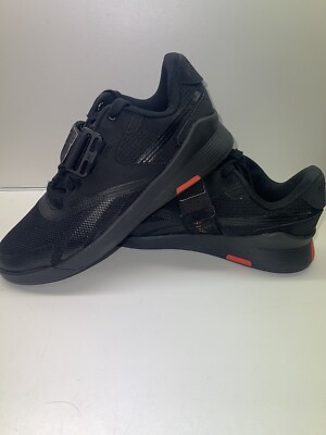 Reebok Lifter PR II Black Orange Men’s Weightlifting Cross Training Shoes FY3830 FY3830_lifter_pr_ii_core_black  main image 4