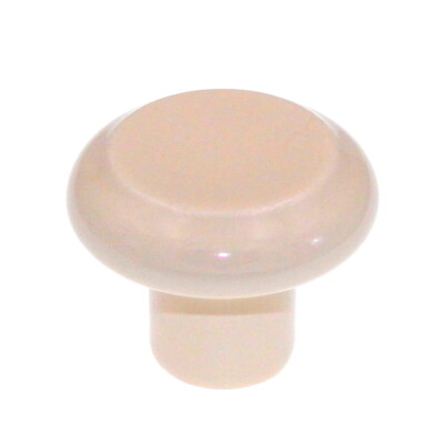 Amerock BP1323-A Almond Colour Washed Ceramic 1 3/8'' Mushroom Cabinet Knobs