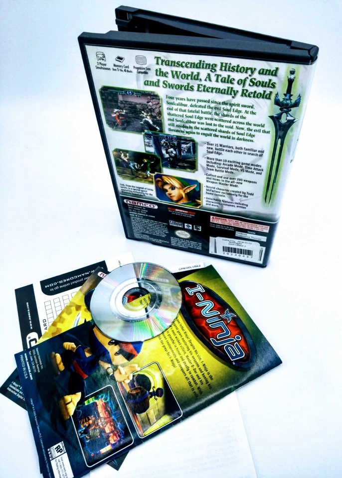 Soul Calibur II CIB - (GameCube) probado en caja original Foto 2 de 2