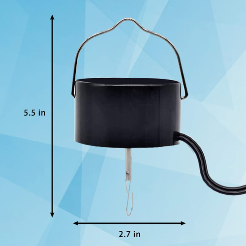 Spina motore a sfera specchio, motore filatore vento elettrico, piccolo appeso D - Foto 5 di 6