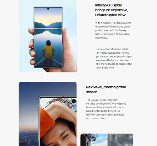 SAMSUNG NOTE 10 Plus+ SM-N975F/DS 512gb Octa-Core 6.8" SmartPhone DUAL SIM A+ - Picture 8 of 17