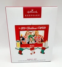 Hallmark Keepsake Family Joy Photo Frame  Ornament 2023 NEW