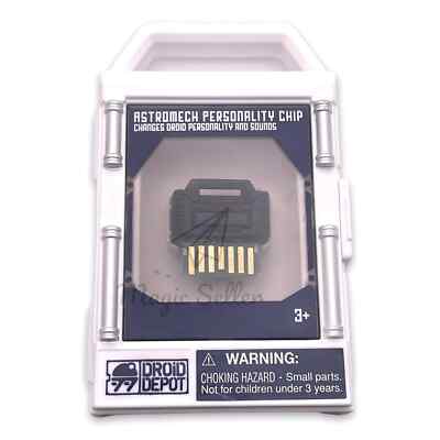 BLACK Disney Galaxy's Edge Star Wars Droid Depot Astromech Personality Chip New