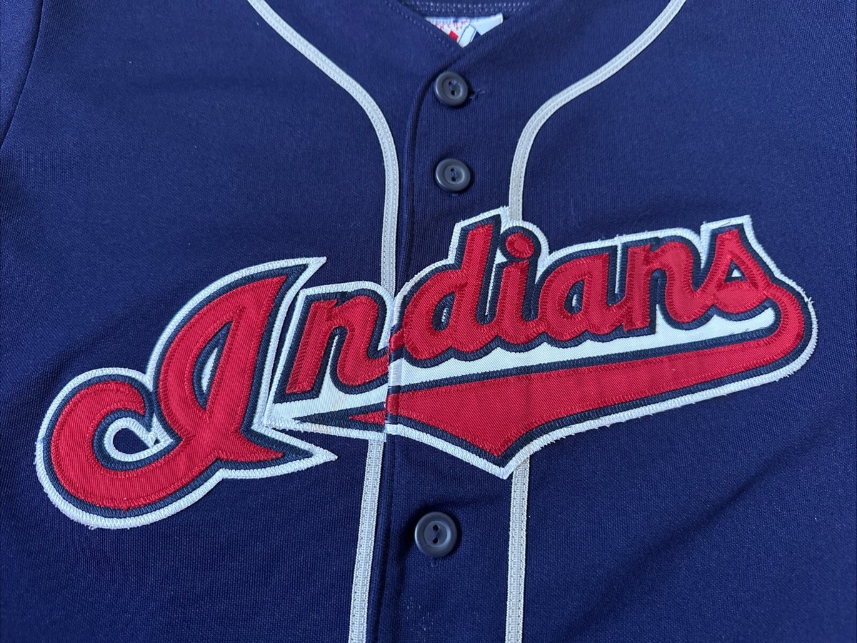Victor Martinez Cleveland Indians Majestic MLB Jersey Size Youth
