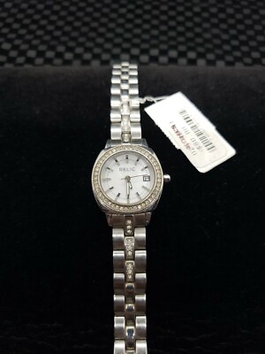 Relic Kate Ladies MOP Crystal Bracelet  Date Watch Zr12035 New Energizer Battery