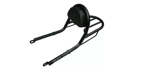 Nuovo portapacchi nero con schienale adatto per Royal Enfield Meteor 350cc - Foto 19 di 19