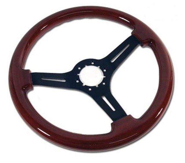1968 1975 / 1977 1982 Corvette C3 Mahogany Steering Wheel w/3 Black