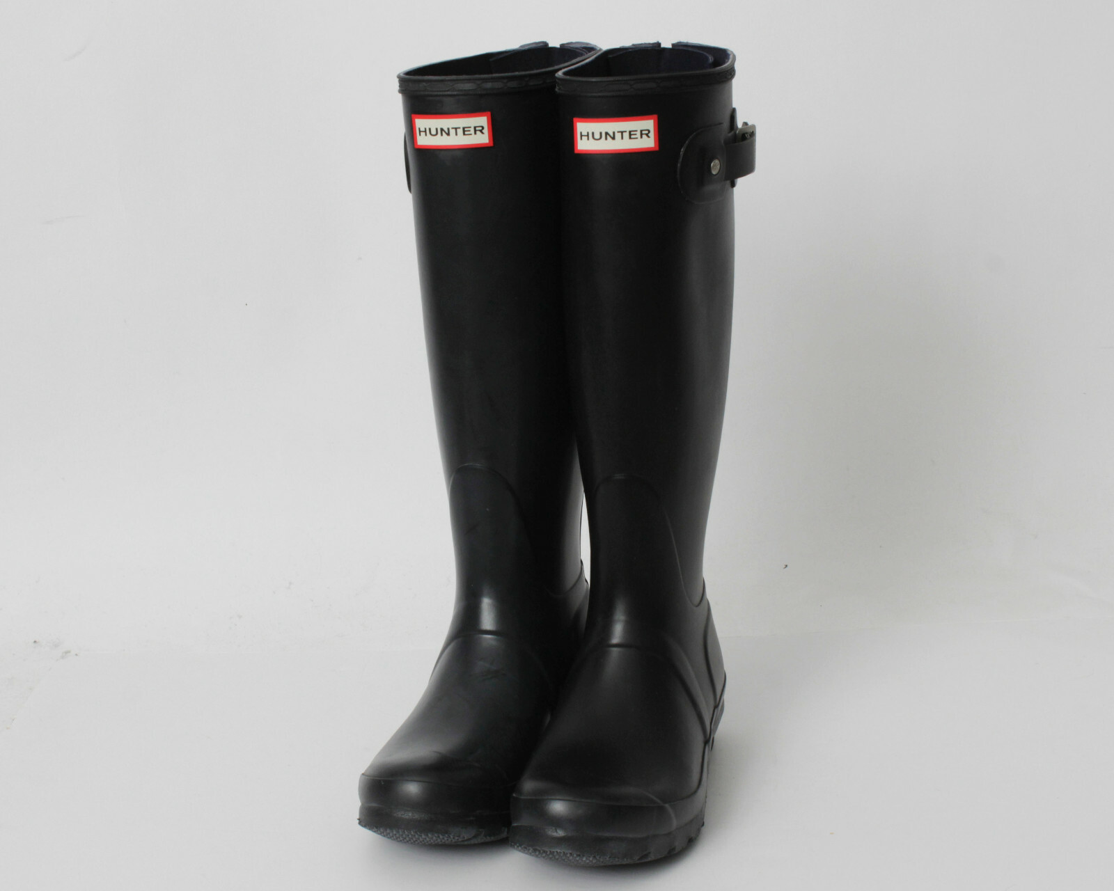 Women's Hunter Boots Tall Rain Zipper 