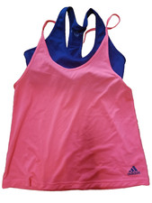 Adidas Climacool Athletic Tank Top With Built In Sports Bra Women's Small
