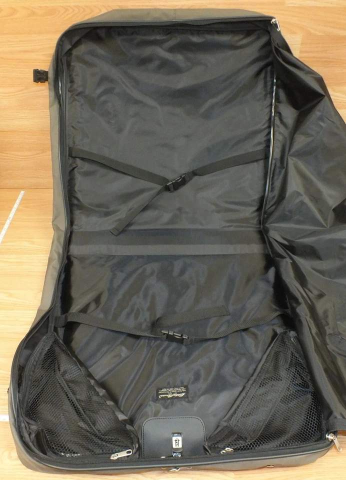Bolsa de equipaje de almacenamiento de traje de ropa con cremallera verde genuina Eddie Bauer **LEER**  Foto 4 de 4