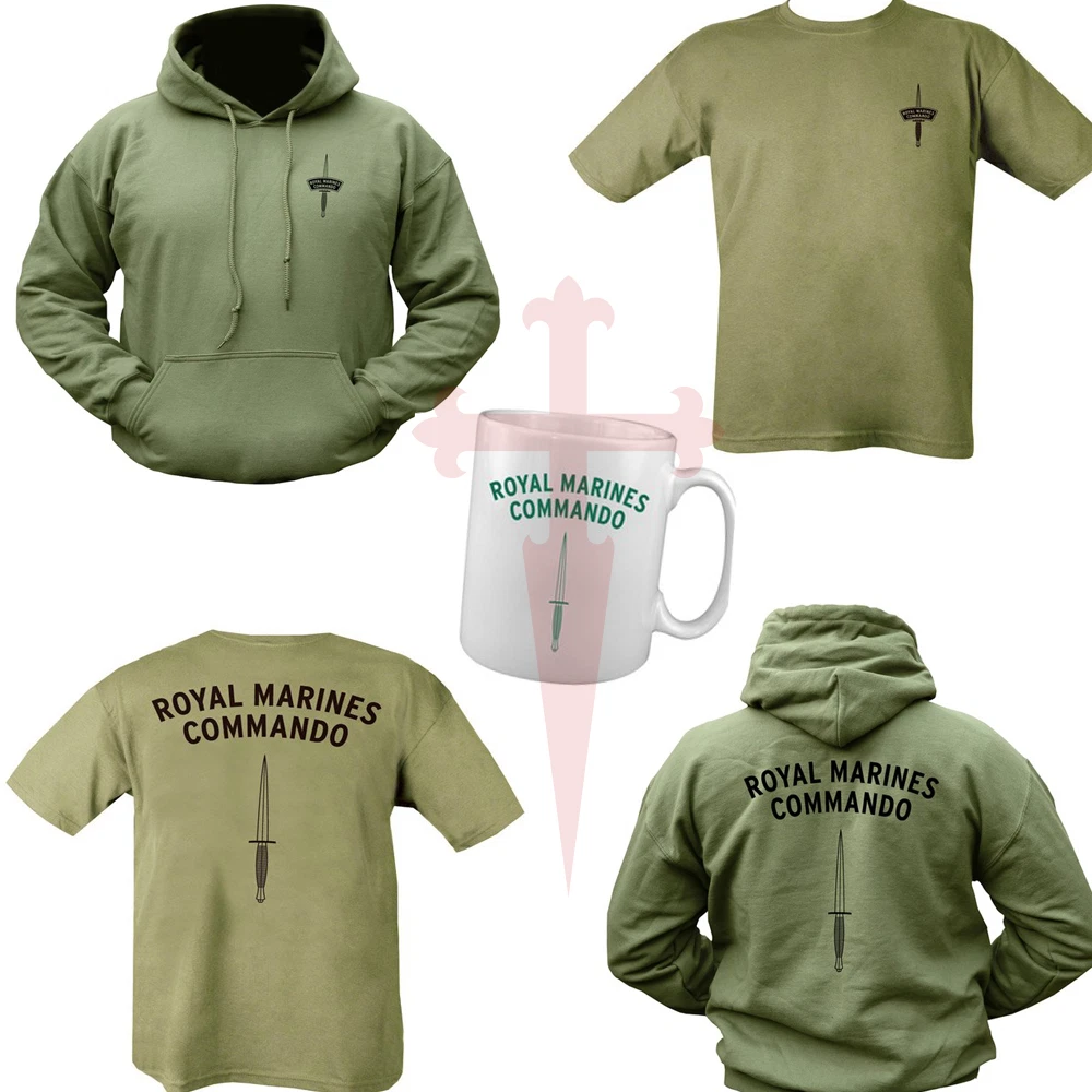 Royal Marines Commando Bundle TShirt ,Hoodie & Mug Unisex All Sizes Double Print