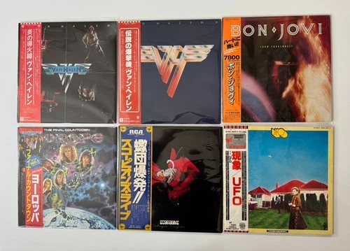 Van Halen, Bon Jovi, Europe, Scorpions, BÖC, UFO...【12 x Japanese LP Lot w/Obi】