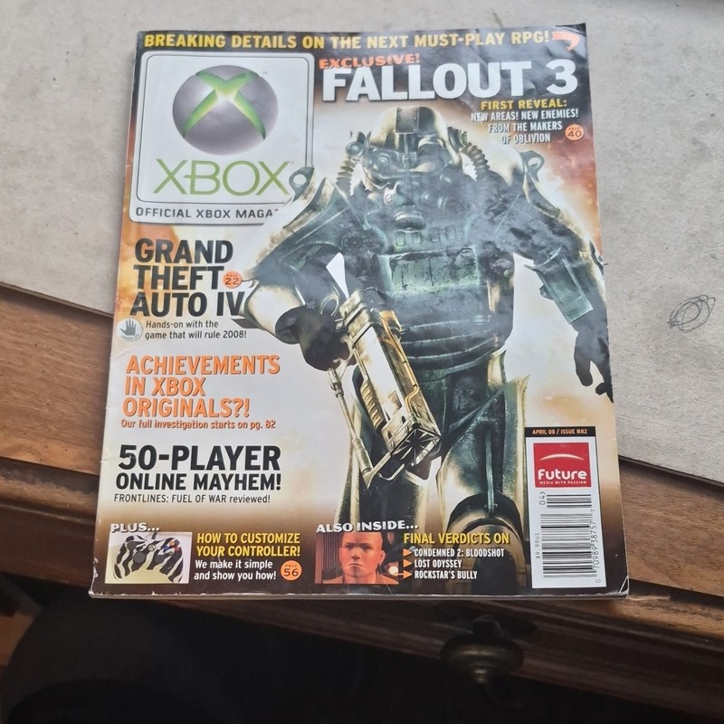 Official Xbox Magazine Apr 2008 Issue 82 Fallout 3 GTA IV Xbox English