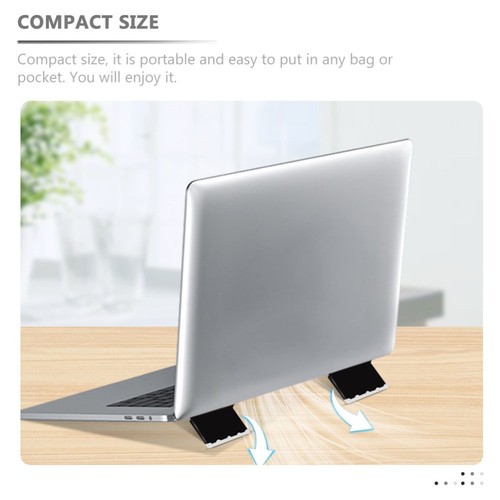 2 Pcs Porta Notebook Staffa Di Raffreddamento Per Supporto Laptop Scrivania - Photo 8/12