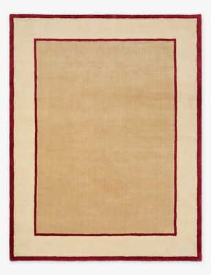 Deller Hand-Loomed Wool Rug-Garnet
