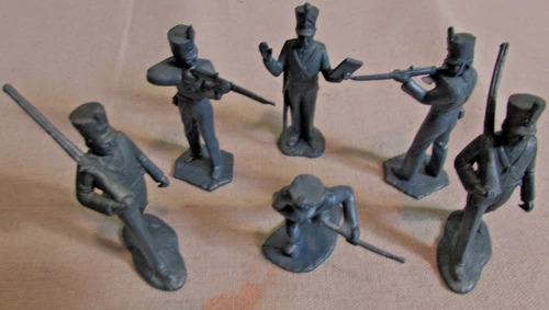 1960's Marx playset 60MM Mexican American War Soldiers Alamo Original Plastic