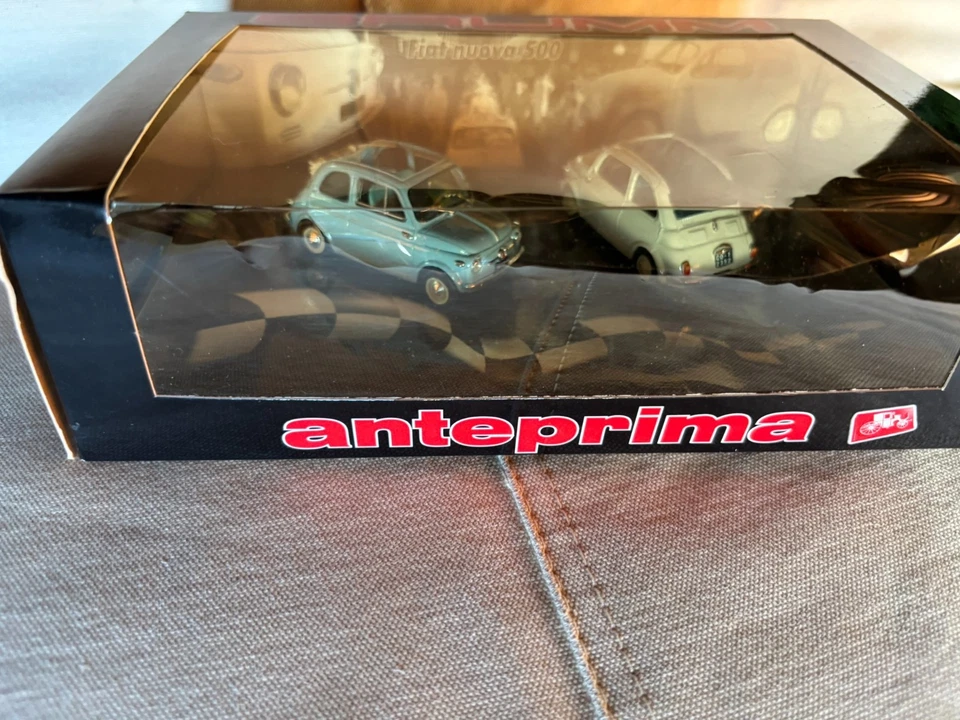 BRUMM grande box con n. 2 Fiat 500, serie anteprima A006, Fiat nuova 500 economi - Immagine 2 di 4