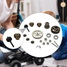RC Car Gearbox Gear and Bearings Set DIY RC Model Vehicle Parts for 1/24 RC