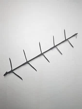 Vintage Antique Rustic Primitive Cast Iron 10 Ear Corn Dryer Farm Country Decor