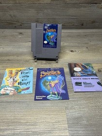 Solstice The Quest for the Staff of Demnos (Nintendo NES) con poster manuale testato