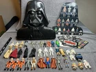 Vintage Star Wars Action Figures 1977-1980 + Darth Vader Case Lot Of 37