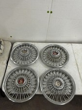 1967 1968 1969 Ford Mustang 14 Inch Wire Spoke Hubcaps 1967 1968 1969 Ford Mustang 14 Inch Wire Spoke Hubcaps