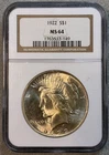1922 Peace Dollar NGC MS64