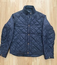 Original Ralph Lauren quilted turtle neck navy jacket M