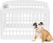 , Recinto per Cani Da Interno, Plastica, Parco, per Cucciolo, Gatti, Animali Dom