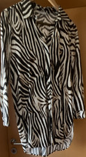 Reserved Damen Bluse Gr. 34 Zebrastreifen sch...