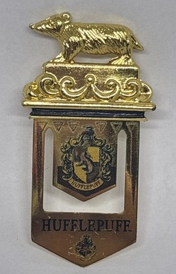 Warner Brothers Harry Potter Metal Bookmarks Hufflepuff