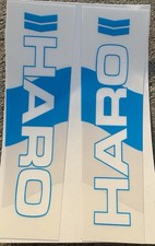 OLD SCHOOL BMX FREESTYLE 1986 RED or GREEN HARO FST FORK STICKERS DECALS