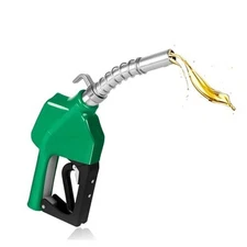 3/4" NPT Automatic Fuel Nozzle with Hook, Gas Pump Handle Fuel Nozzle with 