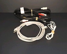 LOT of Assorted RCA Style Audio/Video/USB Cable/Jacks.