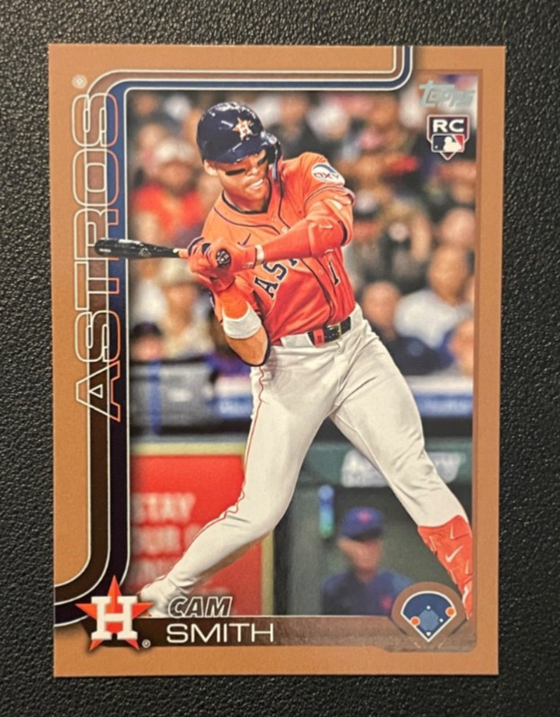 Cam Smith 2025 Topps Update Gold Rookie Card #US298 Astros #0683/2025 Astros RC
