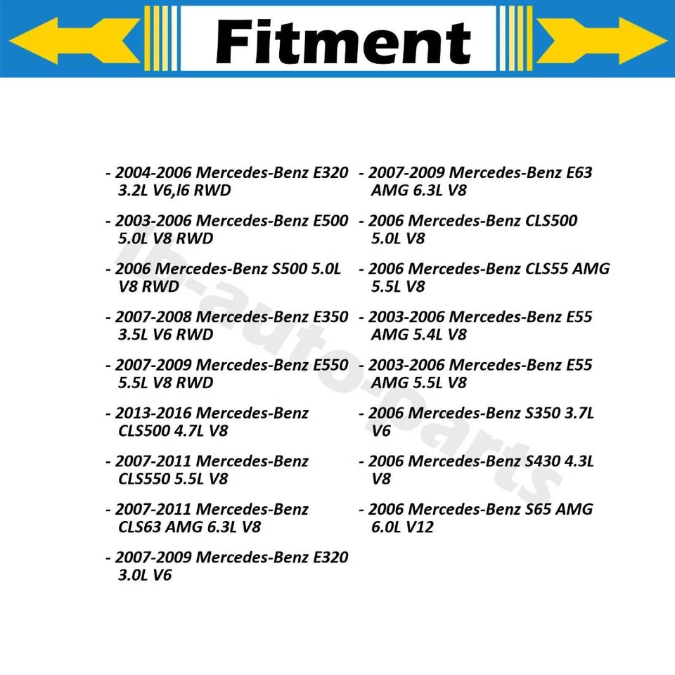 Front Rear Brake Hose Line Sunsong 4PCS For Mercedes-Benz S350 2006 - Image 2 of 4